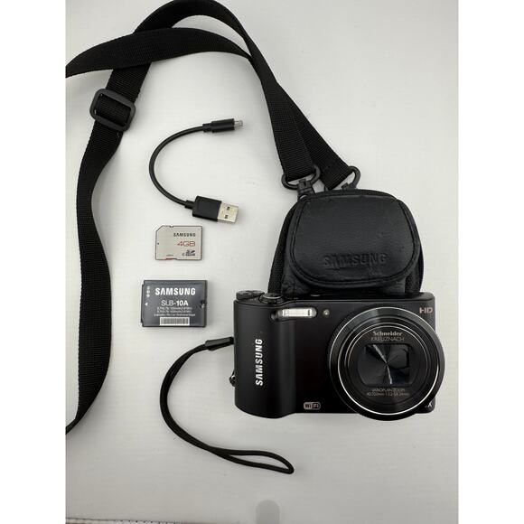 Samsung WB150F 14.2MP Wi-Fi Digital Camera 18x Zoom + Battery, SD Card, Case - Picture 1 of 11